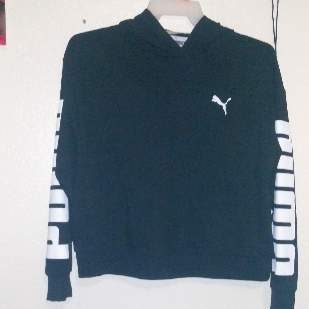 Black& White Puma© Pullover Sweatshirt